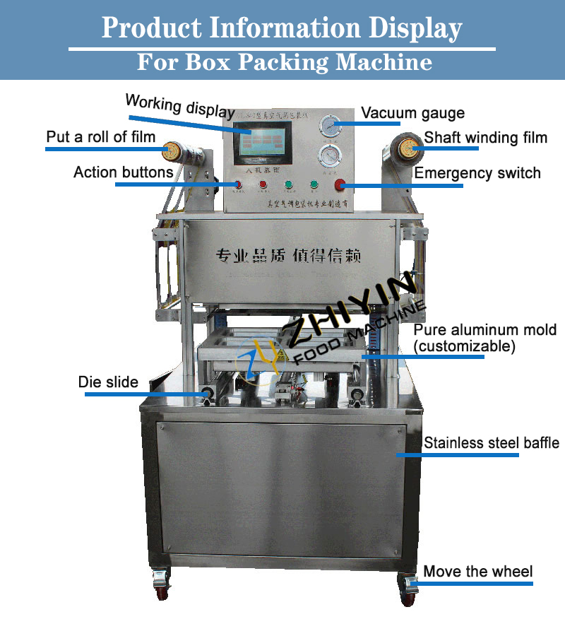 Automatic film sealing box packing machine